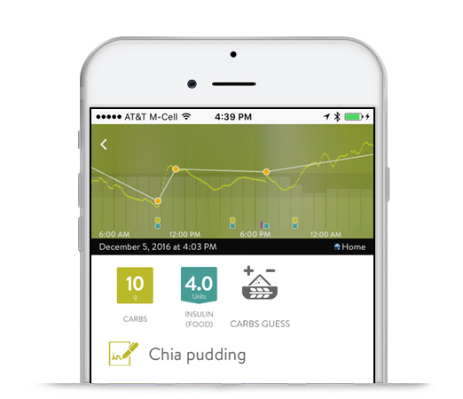 mySugr app entry screen